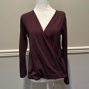 Lululemon front open wrap top